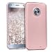 Produktbild kwmobile Hülle für Motorola Moto X4 - TPU Silikon Backcover Case Handy Schutzhülle - Cover Metallic Rosegold