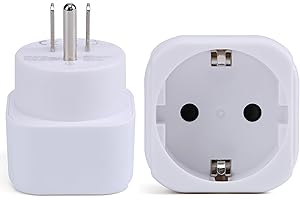 Powersky Adapter podróżny Ameryka, UE na USA, wtyczka podróżna Niemcy, do USA, Kanady, Meksyku, Tajlandii, Jamajki, Brazylii, gniazd, gniazd, gniazd, adapter do gniazdka elektrycznego