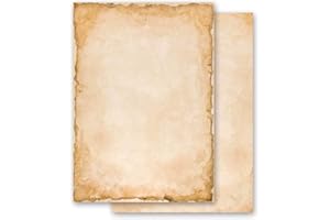 Papel de carta Papel motif VINTAGE - 100 Hojas formato DIN A5 - Paper-Media