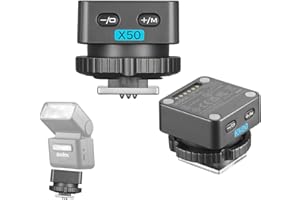 Godox X5O TTL Wireless Flash Trigger für Olympus & Panasonic, 2,4-GHz-Blitzauslöser für iT32 Mini Flash, Hot-Shoe-Trigger mit HSS-Unterstützung, integrierter Batterie & Farbindikator