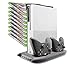 Produktbild Supremery Xbox One X Standfuß Controller Ladestation Docking station mit Kühler und Spielehalter [4 Extra USB Ausgänge]