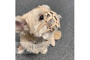 L&J Pets Uk Kaganiec dla psa Shih Tzu, mopsa i innego płaskiego psa z krótkim pyskiem (M2, czarny) (beżowa skóra, M0)