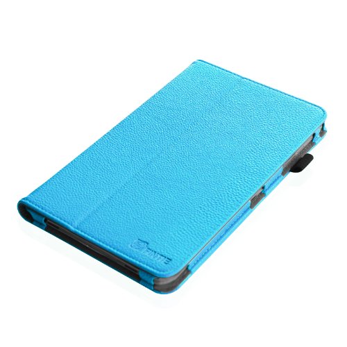 Fintie Samsung Galaxy Tab 4 8.0 Hülle Case – Slim Fit Folio Kunstleder Schutzhülle Cover Tasche mit Ständerfunktion für Samsung Galaxy Tab 4 8.0 SM-T330 SM-T335 (mit Auto Schlaf / Wach Funktion), Blau - 7