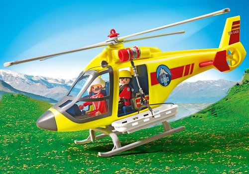 Imagen 2 de Playmobil Vida en la Montaña Helicóptero para rescate en montaña (5428)