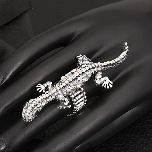 Anillo de Metal Anillo de Gecko Zircon Ajustable , multicolor , ajustable