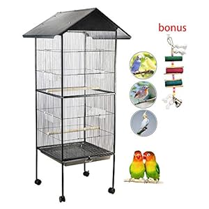 Jaula de Metal para Pájaro Mascotas