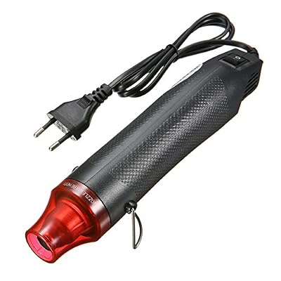 GOCHANGE Pistolet à Air Chaud, GOCHANGE 300W/220V Décapeur Thermique avec Plastique Rétractable FIMO pour DIY Rubber Stamp Poudre Convexe, DIY Feuille Thermique Essentielle