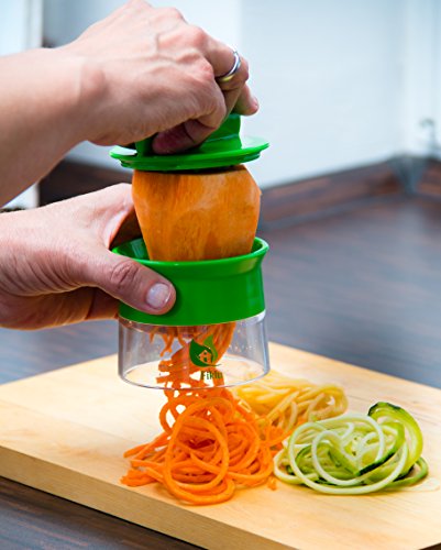 Hochwertiger Spiralschneider Fiklu – aus BPA freiem Kunststoff – grün - 6