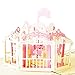 Produktbild Papier Spirit Pop Up Grußkarte zum Geburtstag, Glückwunschkarte Geburt Mädchen, Geburtstagskarten Kinder, Glückwunschkarten  (Rosa Abdeckung)