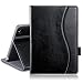 Produktbild iPad 2018 Hülle, DesertWest iPad 2017 Hülle mit Stifthalter, Premium Kunstleder iPad 2017 case für Apple 2018/2017 iPad 9,7 Zoll, mit Auto Schlaf/Wach Funktion und Steckplatz (Schwarz), MEHRWEG