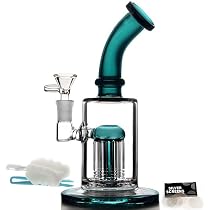 Glas-Ölbrenner Mit Aschefänger – 20,3 Cm Hoch, 14 Mm Anschluss, Für ätherische Öle & Aromatherapie