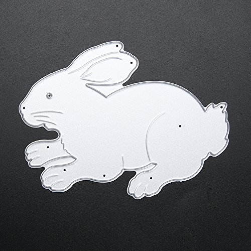 Amazingdeal365 Hase 1 Metall Form Schablonen Schneiden DIY Dekor Sammelalbum Karten Buchzeichen Lesezeichen als Geschenk für Freunde Geburtstag Kinder,Kindergarten Hobby Schule Handarbeit Unterricht usw. Ein tolles Geschenk! - 5