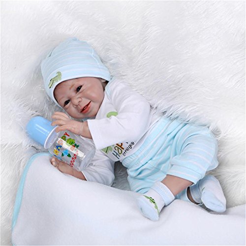 Fachel Reborn Baby Doll realistic baby dollsVinyl Silicone Babies 55cm 22inch Doll Newborn real baby doll Life Like Reborn Pacifier Doll