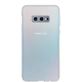 KZY İLETİŞİM Samsung Galaxy S10E Uyumlu ile uyumlu Kapak 1mm Şeffaf Silikon Kılıf