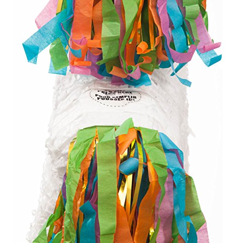 PINATA-SET: Pinata Süßes Einhorn mit Goldenem Horn + Schläger + Maske + Trolli Süßigkeiten-Füllung + Konfetti – PARTYMARTY GMBH® - 7