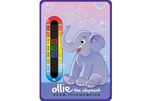 TSAI Ollie The Elephant Baby Nursery & Room Safety Temperature Thermometer