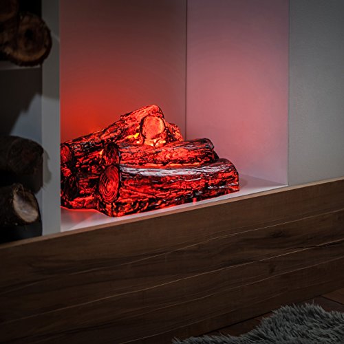 Kaminfeuer mit Glühlampe - 2