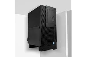 Lindy 40283 Support PC pour Montage sous Bureau Noir