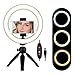 Produktbild Docooler Tragbar LED Ringlicht 8,6 Zoll Dimmbar Lampe 3 mit Lichtmodi Selfie Licht mit Stativ Handyhalter für Vlog YouTube Photo Studio Live-Streaming Video Porträt Make-up Fotografie für Handys