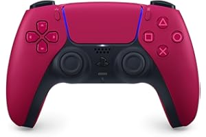 Sony, Manette PlayStation 5 officielle DualSense, Sans fil, Batterie rechargeable, Bluetooth, Compatible avec PS5 et PC, Couleur : Cosmic Red