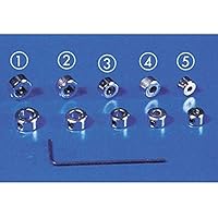 Stellringe (5) für Wellen 2mm mit Innensechskantschrauben Krick 50493