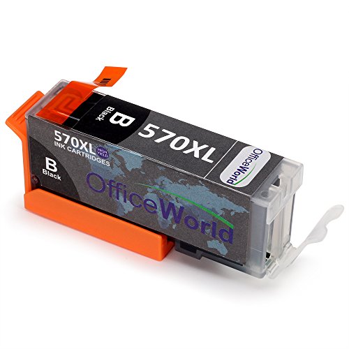 OfficeWorld Kompatible Patronen Ersatz für PGI-570XL Druckerpatronen Hohe Kapazität Kompatibel mit PIXMA MG5750 MG5751 MG5752 MG5753 MG6850 MG6851 MG6852 MG6853 TS5050 TS5051 TS5053 TS5055 TS6050 TS6051 TS6052 TS8050 TS8051 TS8052 TS8053 TS9050 TS9055 - 2