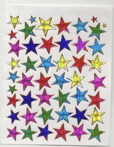 Metalic Zagmag Star Stickers 2 pk