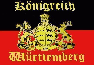 Yantec Flagge Fahne Königreich Württemberg 90 * 150 cm