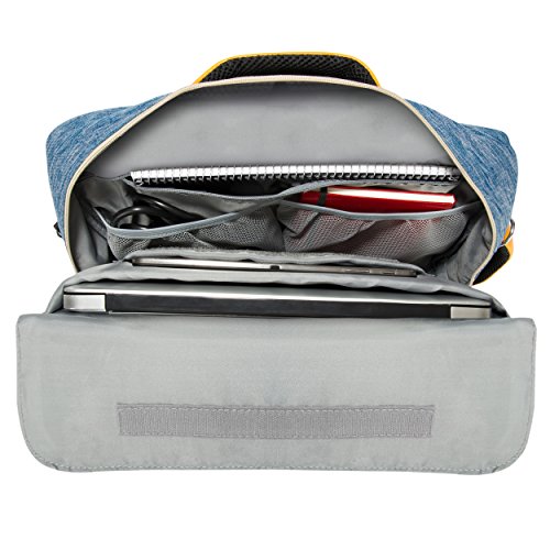 VanGoddy Slate Series Schutzhülle Schultertaschen für Tablets & Laptops mit einer Bildschirmdiagonale von 32-34,5 cm (12,5-13,5 Zoll) - 5
