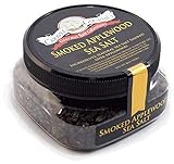 Puros y sanos: Totalmente natural ahumado Applewood fina sal del mar es sin refinar y todo natural. No tiene conservantes y es libre de gluten, libre de MSG, no GMO, sin lácteos, soja libre, cero calorías, cero carbohidratos, cero grasa, sin antiaglomerantes y libre de azúcar. Recomendado por Avalado por los cocineros y dietistas; Inicio amado por los cocineros y gourmets.