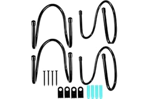 Changyeah 4 PCS Crochet Rangement Garage Crochet Mural Garage Stockage Outils Garage Crochets Crochet Garage Robuste Crochet de Suspension d'oOutils de Garage rallonge de Tuyau d'arrosage