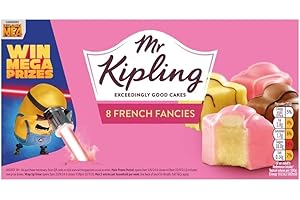 Mr Kipling French Fancies, 8 Treats – Perfect For Snacking On-the-Go (Pack of 1)