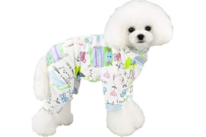 Ducomi Piji Pigiama Cane Cotone Cani Taglia Piccola e Media - Pigiami Gatti 4 Zampe - Completo Tuta Animali Domestici, Gatto - Costume Abbigliamento Vestiti Halloween Carnevale (Animal, M)