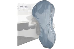 Urby Boat Motor Covers, Full Body Outboard Motor Cover Made with Reversible [Grey/Silver] Waterproof Oxford. 420D UV-Proof. Stationary. (XL: 100-150HP)