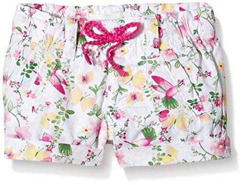 Pumpkin Patch Baby-Girls Zoe Pull On Shorts Plain Shorts, White, 12-18 Months (Manufacturer Size:12-18M))