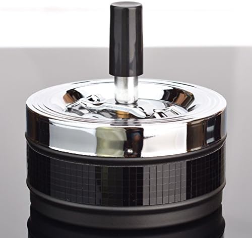 Stainless steel,rotation-smoking cup/european style,wind-proof,cover-[ashtray]-B