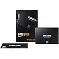 Samsung SSD 870 EVO, 1 TB, Form Factor 2.5", Intelligent Turbo Write, Magician 6 Software, Black (Internal SSD)