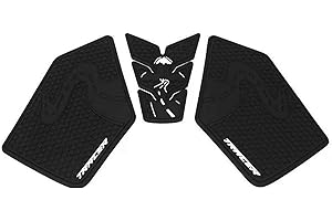 JAYWIS Motorrad Tank Aufkleber Pad rutschfeste Seite Kraftstofftank Gummi wasserdichte Aufkleber Für Yamaha Tracer 9 TRACER9 Tracer 9 GT 2021 2022 Kratzer auf den Tankpads (Größe : 3)