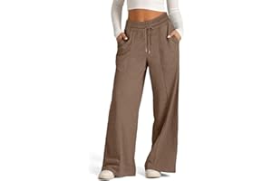 GRMLRPT Pantalon de Sport Femme Pantalon de Jogging Survêtement Droit Pants Décontracté à Couleur Unie avec Poches Pantalon de Loisirs pour Running Fitness Training Yoga(Multicolore,S-XXL)
