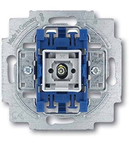 BUSCH-JAEGER Interruttore UP Doppio Cambio 2400/6/6 US-101 – Originale, Robusto E Durevole