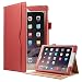 Produktbild iPad Air 2 / iPad Air Hülle, ULAK Multi Angle Stand Case mit Handschlaufe, Auto Sleep Wake up Funktion für Apple iPad Air (2013 5th Gen)/iPad Air 2 (2014 6th Gen) (Rot)