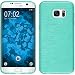 Produktbild PhoneNatic Case für Samsung Galaxy S7 Edge Hülle Silikon türkis brushed Cover Galaxy S7 Edge Tasche Case