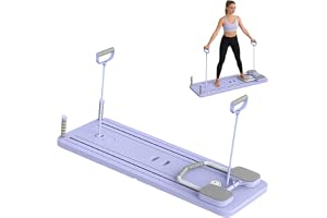 Pilates Board – Pilates Reformer Set, bärbar och vikbar Pilates Reformers-maskin, vikbar Core, Reformer Machine Set per Hogar