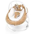 LADIDA First Baby Bouncer, Sweet Teddy Bear Design, Soothing Music, Suitable for Newborns
