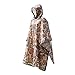 Produktbild Regenmantel Regenponcho 3 in 1 im freien mit Kapuze Decke, Fleece im Freien mit Kapuze Stadion wasserdicht / regendicht Picknick-Decke, Regen Poncho, Tisch decken Tragetasche Camping, Picknicks, Reise