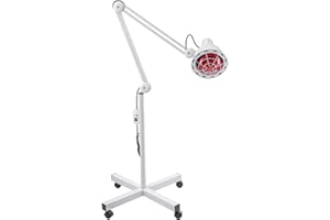 ‎DHOUSE Dhouse 275W Infrarottherapie Infrarotlampe Infrarotstrahler Infrarot Lampe mit Bodenstativ Rotlichtlampe Wärmelampe Therapielampe Heizlampe Wärmetherapie Heizung Rotlichtlampe