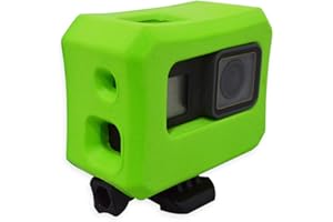HLEESH Floaty Case for GoPro - Float Housing Fit for GoPro Hero 7 Hero 6 Hero 5 Cameras, Anti-sink Floater Camera Accessories Use for Water Sports Surfing Swimming Diving - Green