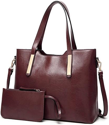 Aburnudrey Womens Handbags Ladies Designer PU Leather Handbags Shoulder Bag Tote