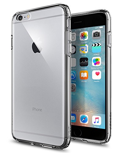 Spigen SGP11645 - Funda iPhone 6s Plus  Ultra Hybrid con Tecnolog  a de Coj  n de Aire y Protecci  n H  brida   Cristal espacial