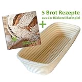 Backspiel Gärkörbchen eckig Brotgärkorb oval Korb länglich für Brot und Teig naturbelassene Schale mit Brotrezepte eBook Rattan Brotkorb 36x15x7cm Brotgärform Peddigrohr natürlich Brot-Form Backspiel Gärkörbchen eckig Brotgärkorb oval Korb länglich für Brot und Teig naturbelassene Schale mit Brotrezepte eBook Rattan Brotkorb 36x15x7cm Brotgärform Peddigrohr natürlich Brot-Form